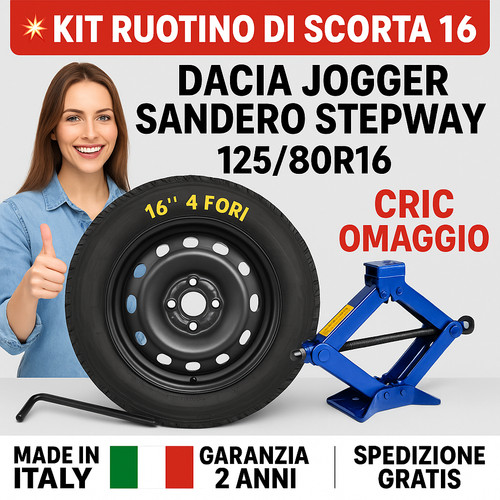Ruotino scorta dacia - scorta, 16"