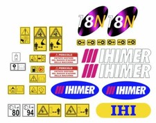 ihimer IHI 18N decalcomanie adesivi kit completo