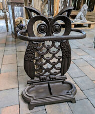 PORTAOMBRELLI GUFO PORTAOMBRELLI STILE ANTICO GHISA ALTEZZA 49 cm NUOVO