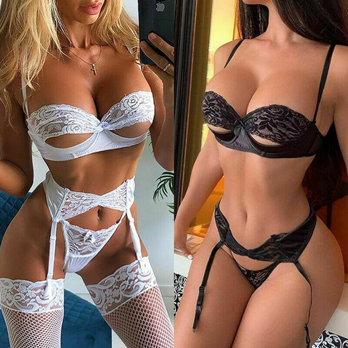 Set pigiama donna nero sexy - set,