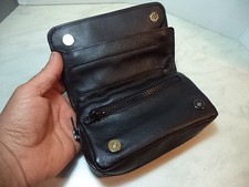 FB BORSA IN PELLE PER PIPA PIPE TABACCO ED ACCESSORI PER 2 PIPE BAG BT165 NUOVA