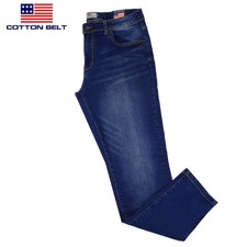 Jeans uomo invernale COTTON BELT lavaggio medio chiusura zip 46 48 50 52 54 56 5