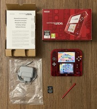 Nintendo 2DS 64GB Console Completa Omega Ruby Con Accessori - Transparent RED