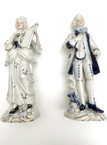 Coppia statuine porcellana - coppia,