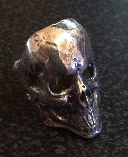 Anello argento skull teschio - argento,