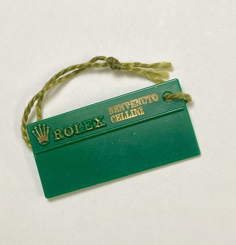 Rolex green tag hangtag - rolex,