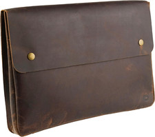 Borsa Porta PC in Vera Pelle -