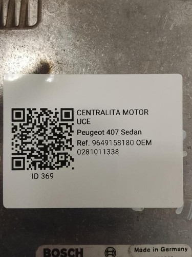0281011338 centralina motore