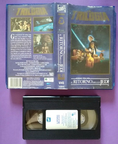 Vhs guerre stellari ritorno - vhs, il