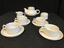 VINTAGE ‘60 DESIGN FRANCO POZZI CERAMICA GRESLINE Tazze Te Teiera Zuccheriera 