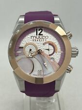 Orologio Mulco Gravity Donna Viola Cronografo Bicolore SVIZZERO MW5-3799-523 46mm