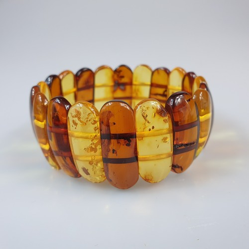 Bracciale ambra colorata ambra