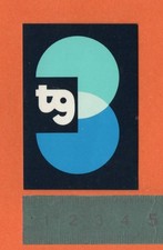 Adesivo Vintage Sticker Aufkleber Autocollant Old School RAI 3 TG3