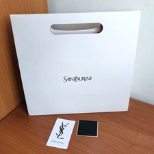 shopping bag SAINT LAURENT busta negozio carta shopper acquisti pochett YSL Yves