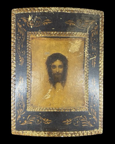 Antico pannello religioso - , in