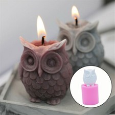 Stampo candela silicone gufo