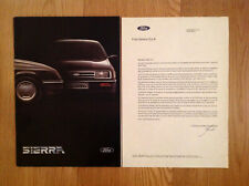 BROCHURE FORD SIERRA 1983