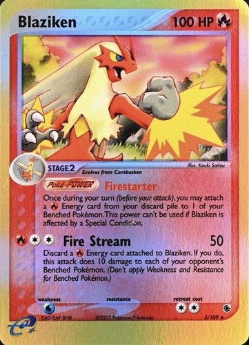 Blaziken 109 pokemon ex - -,