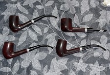 4 pipe tabacco vintage NOS Yello Bole standard Brylon Briar legno punta nylon LQQK