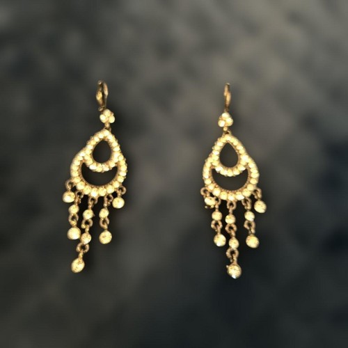 Orecchini vintage goccia - goccia, con