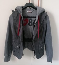 Giacca/Maglia Grigia VDP Sport Via delle Perle. Tg. 42 (S). Made In Italy. 