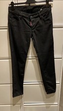 Disquared jeans nero in denim