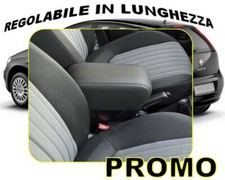 Bracciolo regolabile per FIAT PUNTO EVO GRANDE PUNTO nero originale Wood Company