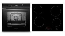 Piano cottura forno nero - forno, di