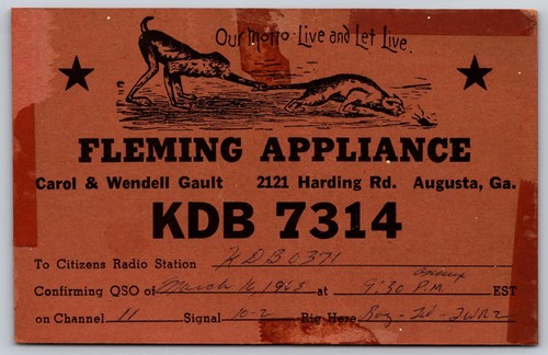 1963 fleming appliance augusta - fleming,