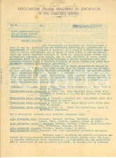 1946 BRESCIA FEDERVINI Lettera ing. Nino FOLONARI dopo la Liberazione *Autografo