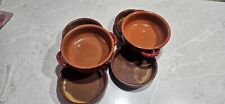 TEGAMINO CIOTOLE PADELLE 4 SENZA MANICO 2 CON MANICO TERRACOTTA SOLO UNA USATA 