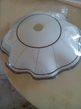 PIATTO IN VETRO PER LAMPADARIO CUCINA DIAMETRO 42 CM -ottime condizioni occasion