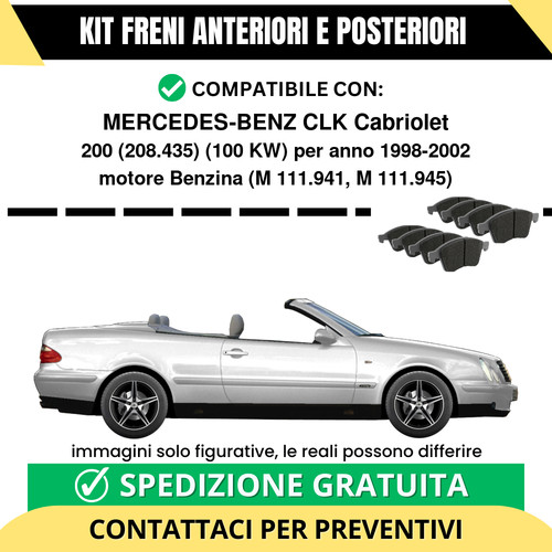 Pastiglie freno ant post - freno,