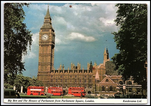 Cartolina epoca london - london, big