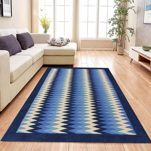 Tappeto lana blu - tappeto,