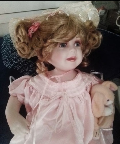Bambola artista porcellana - bambola,
