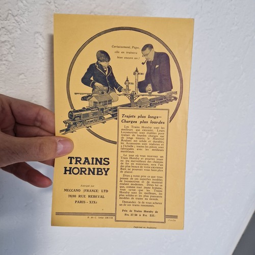 Meccano avant guerre flyer - meccano,