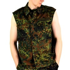 GILET ESERCITO TEDESCO ORIGINALE ZIP FLECKTARN MIMETICO COMBATTIMENTO TATTICO BW edizione esercito