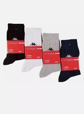 12 PAIA CALZE DA UOMO LUNGO SPORT KAPPA COTONE ELASTIZZATO MISURA DA 35 A 47 