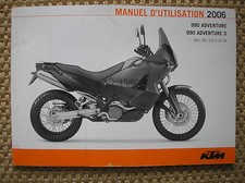 KTM 990 ADVENTURE S LIBRETTO USO E MANUTENZIONE MANUEL D'UTILISATION 2006