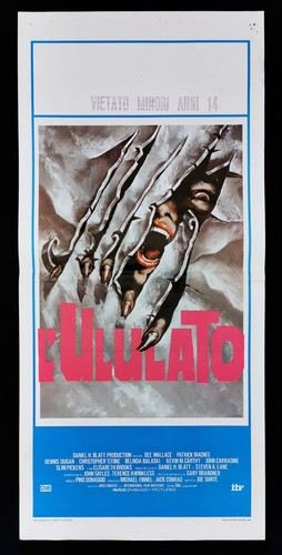 Ululato locandina poster joe - l'ululato,