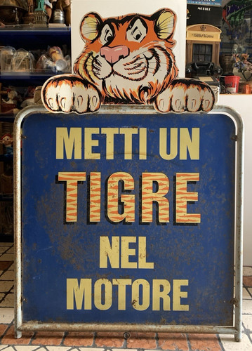 Vintage insegna bifacciale - vintage,