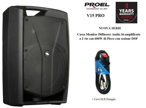 Proel v15 pro cassa - cassa, bi