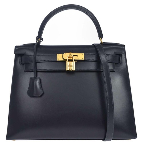 Borsa mano hermes blu indaco - a,