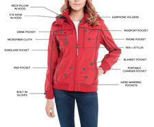 Bomber donna rosso BAUBAX