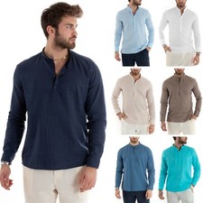 Camicia Uomo Casacca Manica