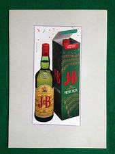 (D53) Pubblicità Advertising Ads Werbung 25x12 cm J&B RARE SCOTCH WHISKY BOX