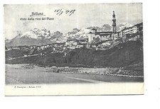 ITALIE  BELLUNO VISTO DALLA