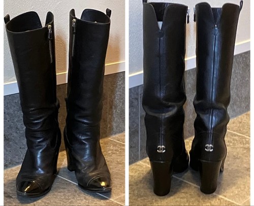 Chanel stivali tacco - stivali, scarpe