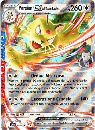 Persian del team rocket - ex,